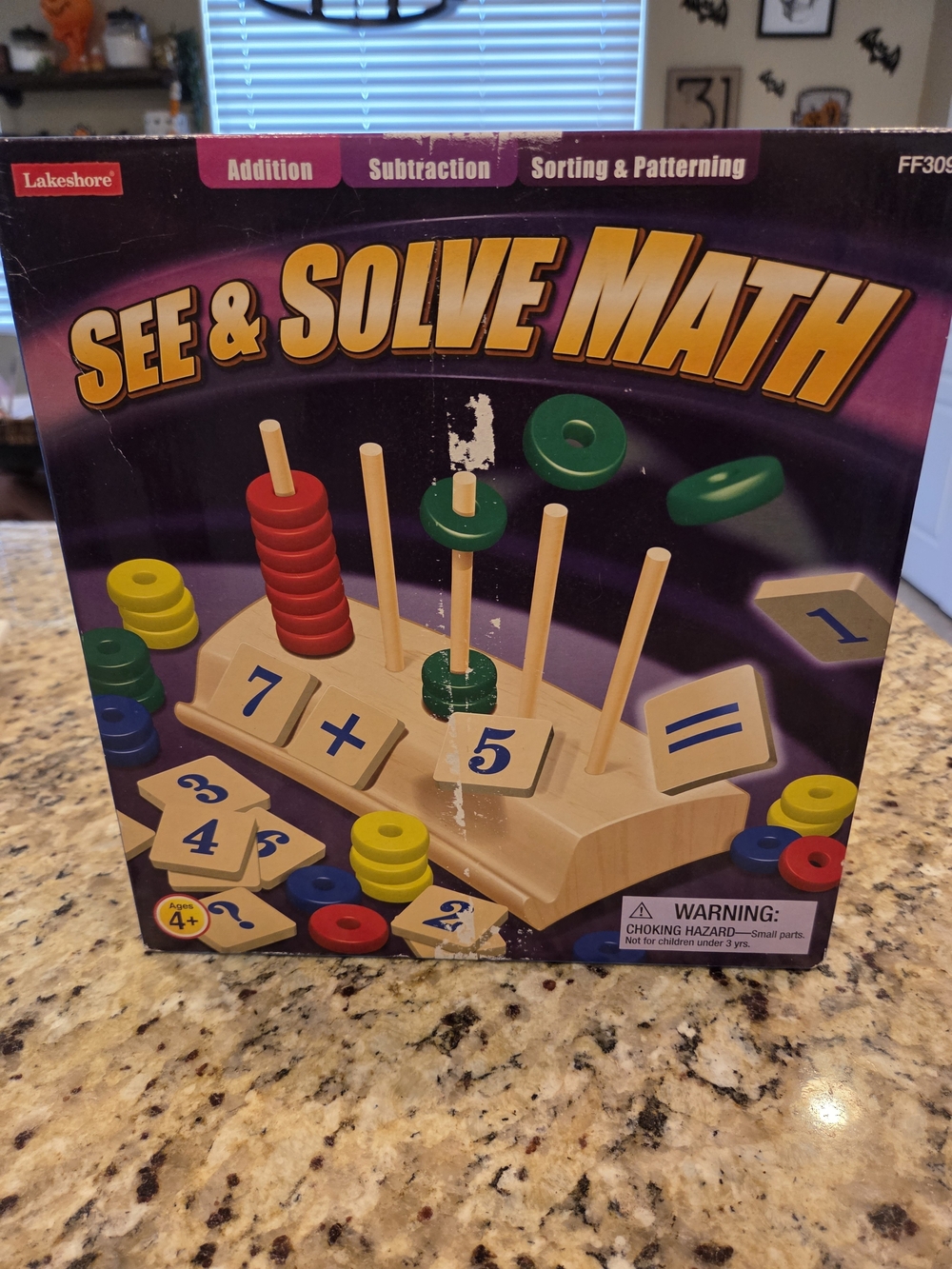 Lakeshore Learning See & Solve Math Center FF309 Addition Subtraction Age 4+